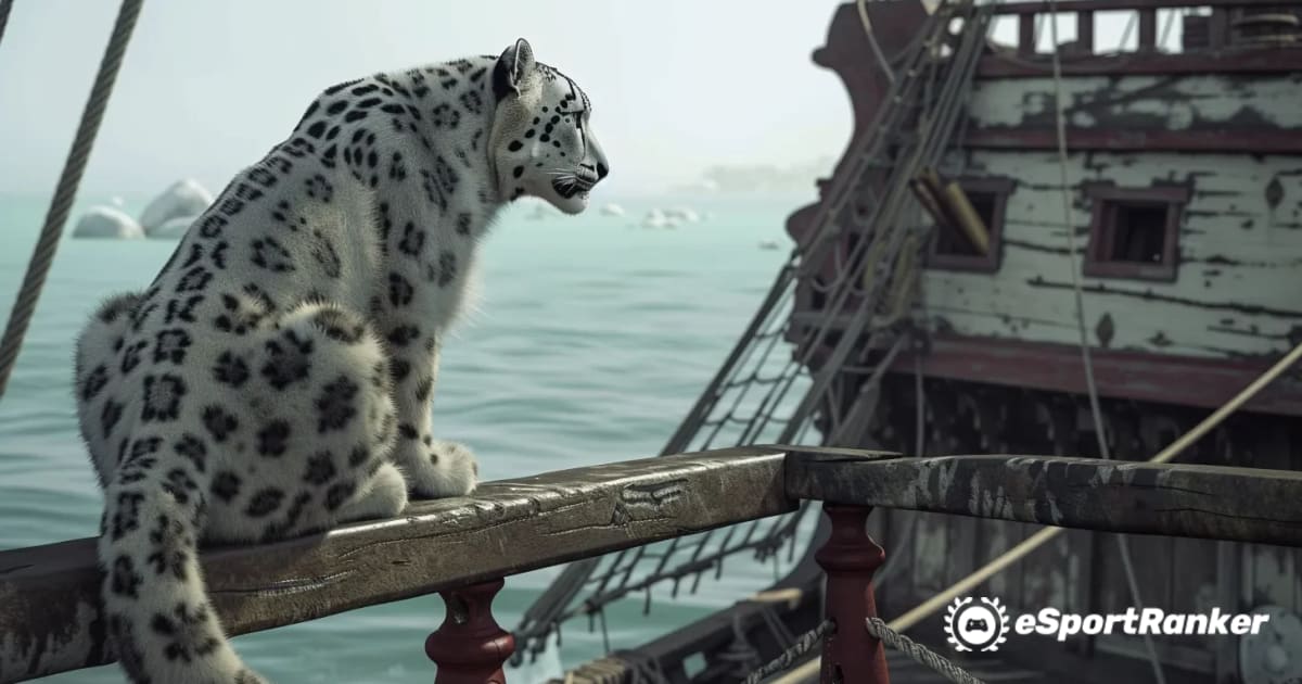 Buka kunci Haiwan Leopard Salji dalam Tengkorak dan Tulang: Rakan Yang Diidamkan untuk Pengembaraan Anda